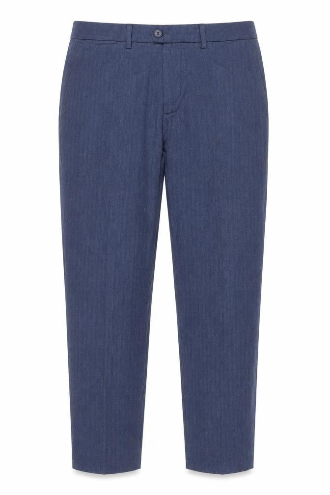 Trenery Men's Blue Slim Fit Chino Trousers Size 34
