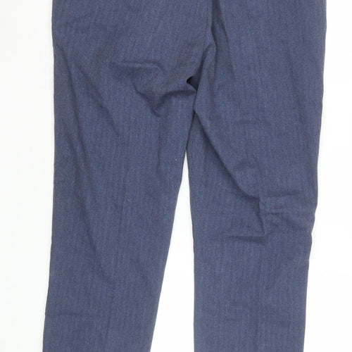 Trenery Men's Blue Slim Fit Chino Trousers Size 34