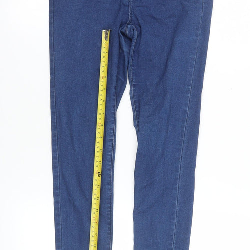 Denim Co. Women's Blue Skinny Jeans Size 8 Slim Fit Stretch Denim