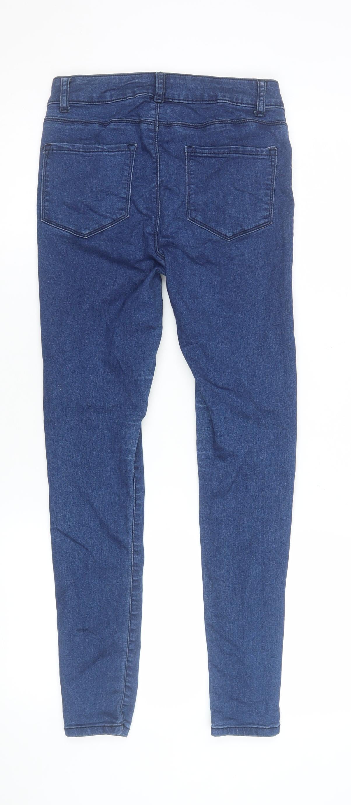 Denim Co. Women's Blue Skinny Jeans Size 8 Slim Fit Stretch Denim