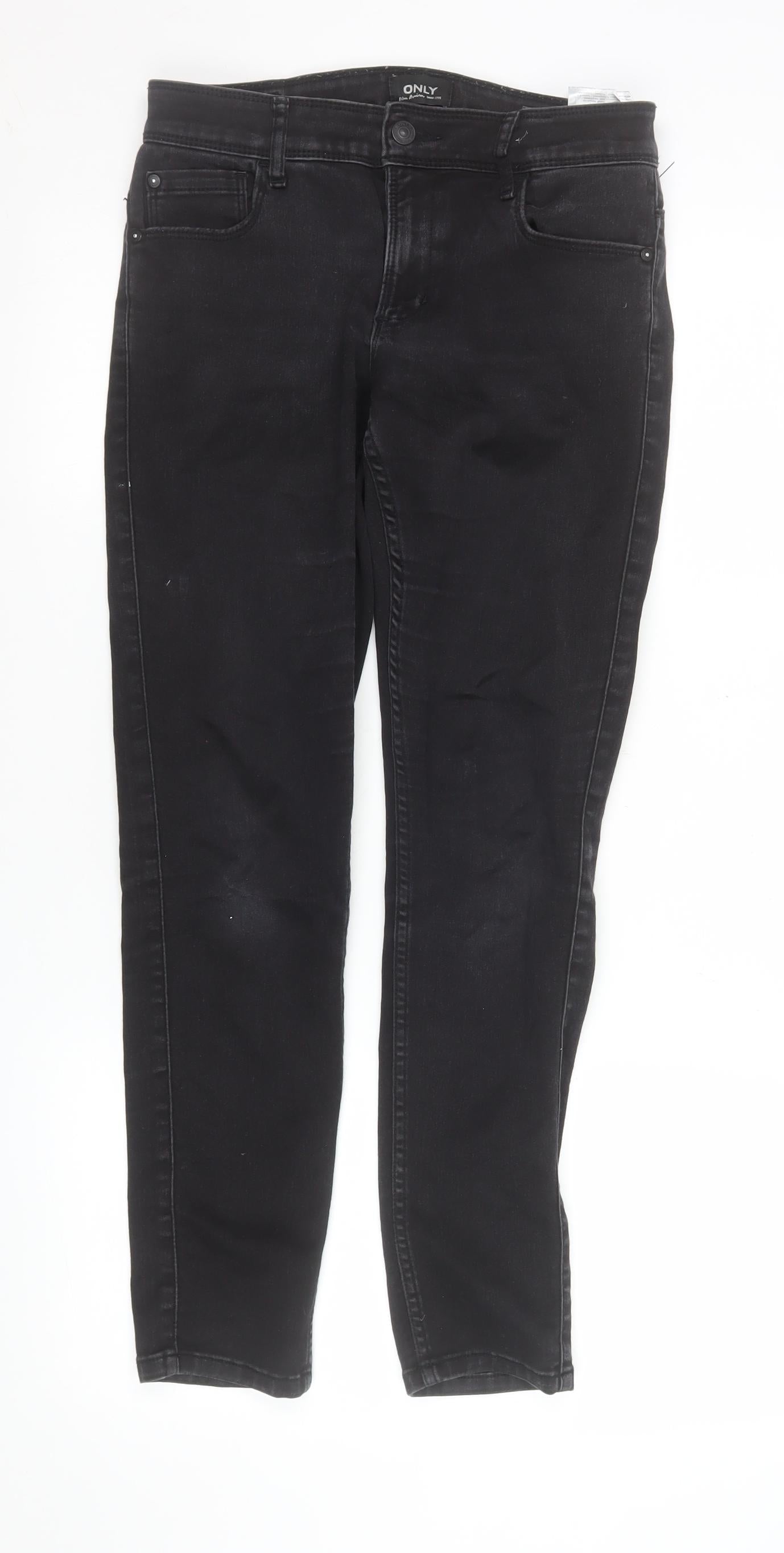 ONLY Women's Black Skinny Stretch Denim Jeans M 30