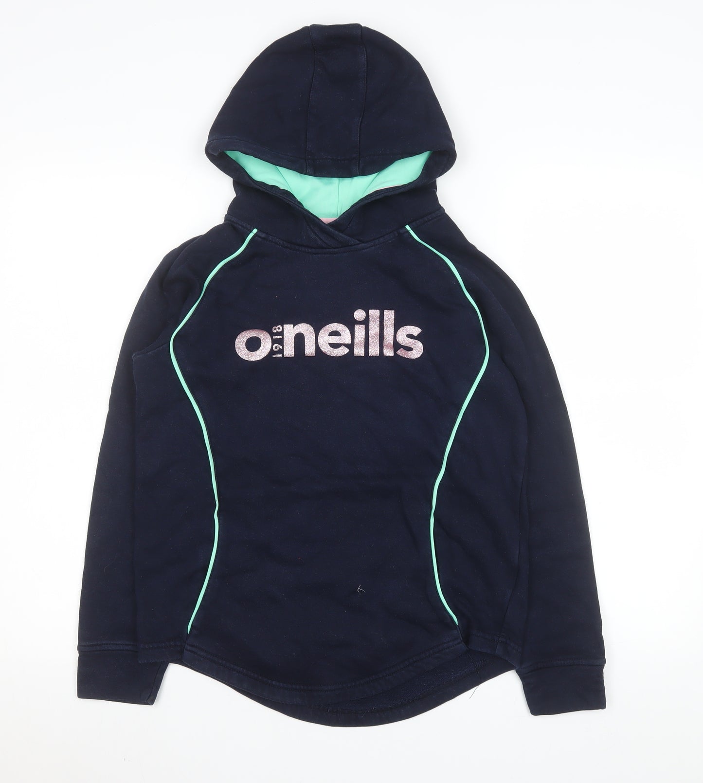 O’Neills Girls Navy Hoodie Age 10-11 Pullover Hooded Sweatshirt