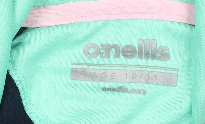 O’Neills Girls Navy Hoodie Age 10-11 Pullover Hooded Sweatshirt