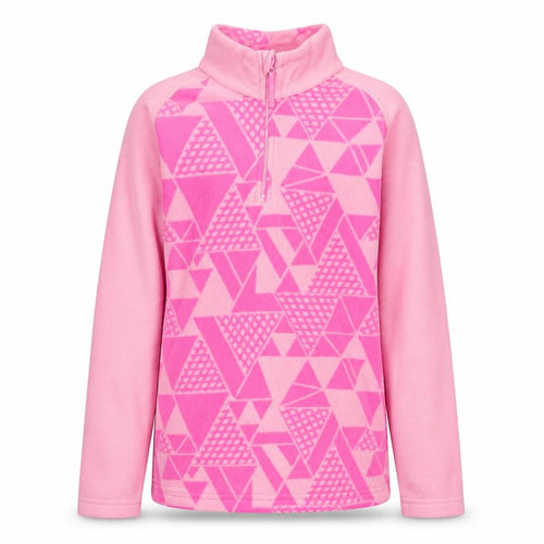 Mountain Warehouse Girls Pink Fleece Half Zip Pullover Sweatshirt 11-12 Years