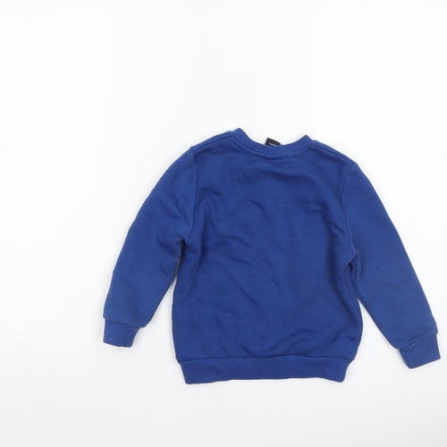 Marvel Boys Blue Spider-Man Miles Morales Pullover Sweatshirt 2-3 Years