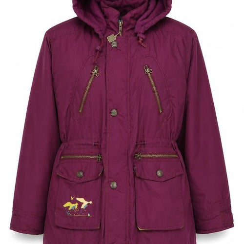 Openair by Proudhart Women's Purple Hooded Parka Jacket Size 6