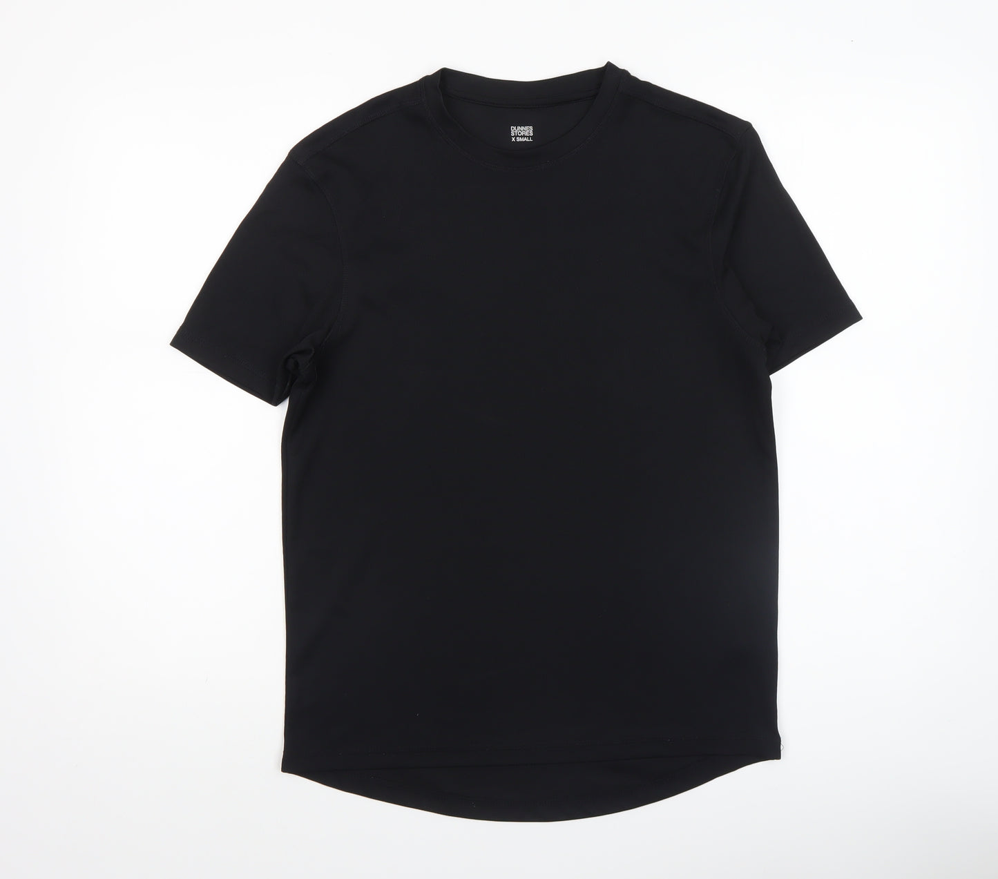 Dunnes Stores Men Black XS Athletic Fit Short Sleeve Active T-Shirt
