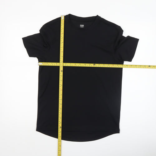 Dunnes Stores Men Black XS Athletic Fit Short Sleeve Active T-Shirt