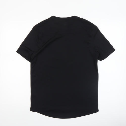 Dunnes Stores Men Black XS Athletic Fit Short Sleeve Active T-Shirt