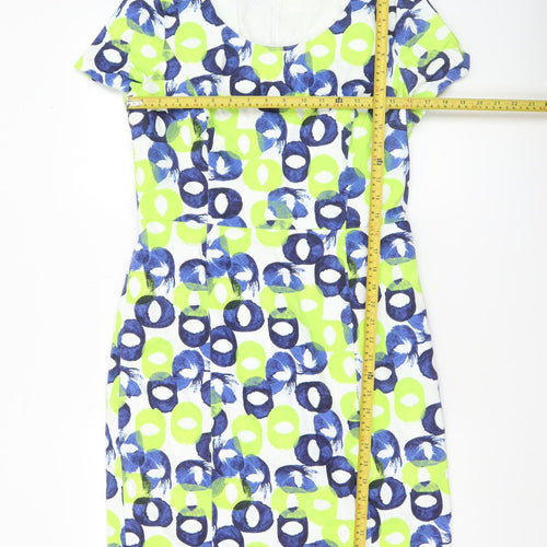 Marc Aurel Women’s Multicoloured Geometric Shift Dress Sz 12