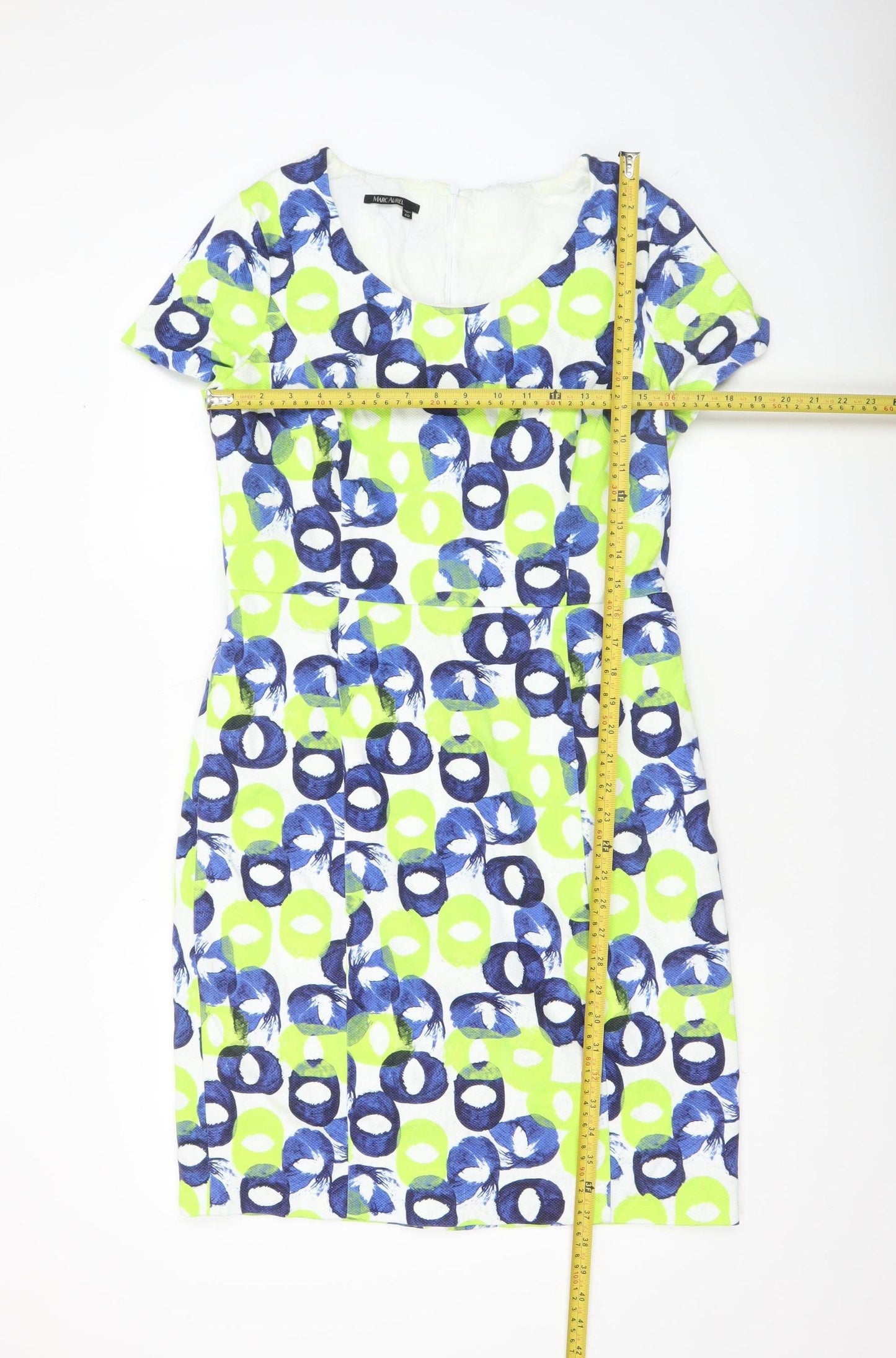 Marc Aurel Women’s Multicoloured Geometric Shift Dress Sz 12