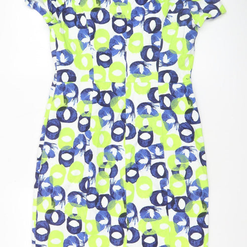 Marc Aurel Women’s Multicoloured Geometric Shift Dress Sz 12