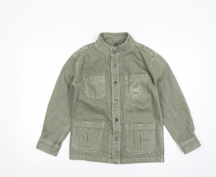 El Corte Inglés Boys Green Cotton Military Jacket 9-10 Years
