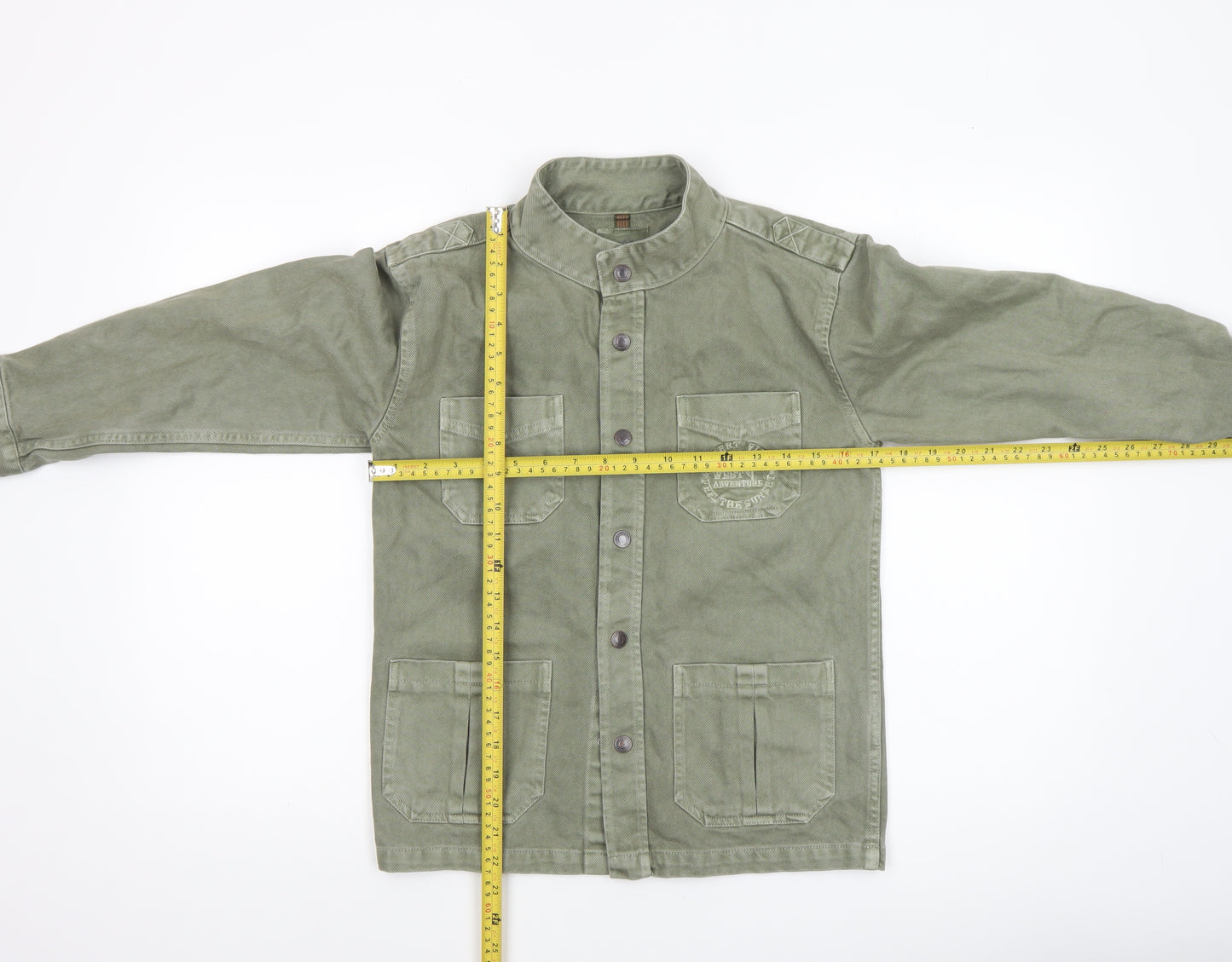 El Corte Inglés Boys Green Cotton Military Jacket 9-10 Years