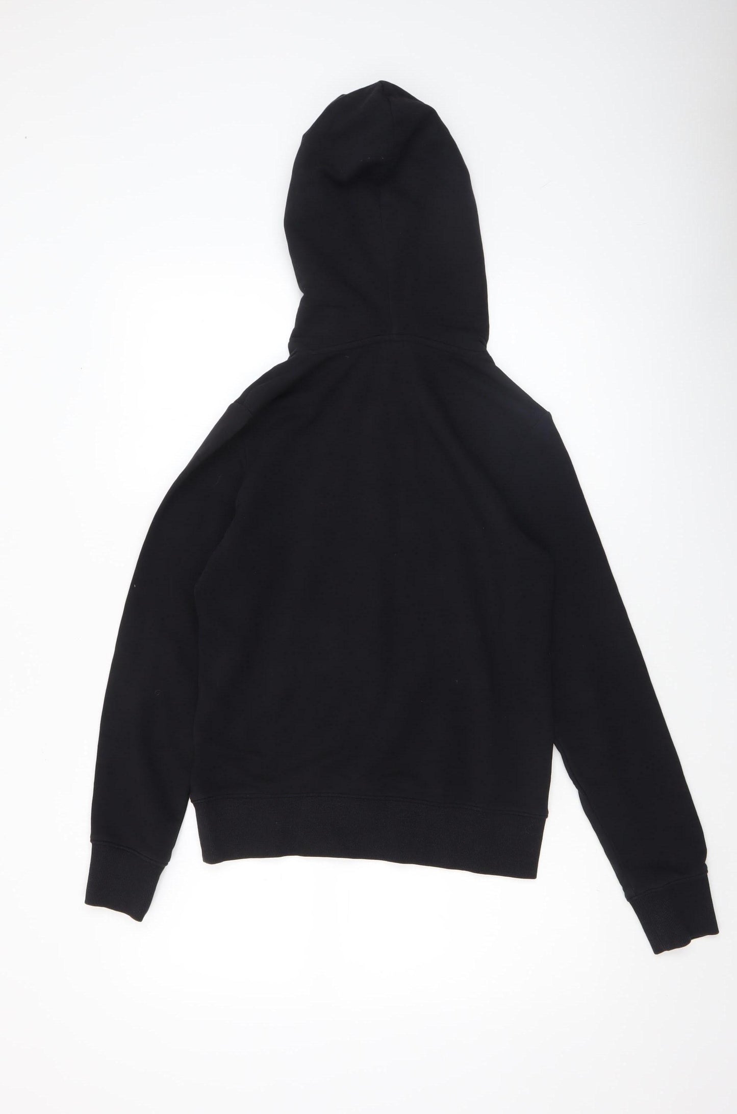 Champion Women's Black Small Pullover Hoodie with Logo Print