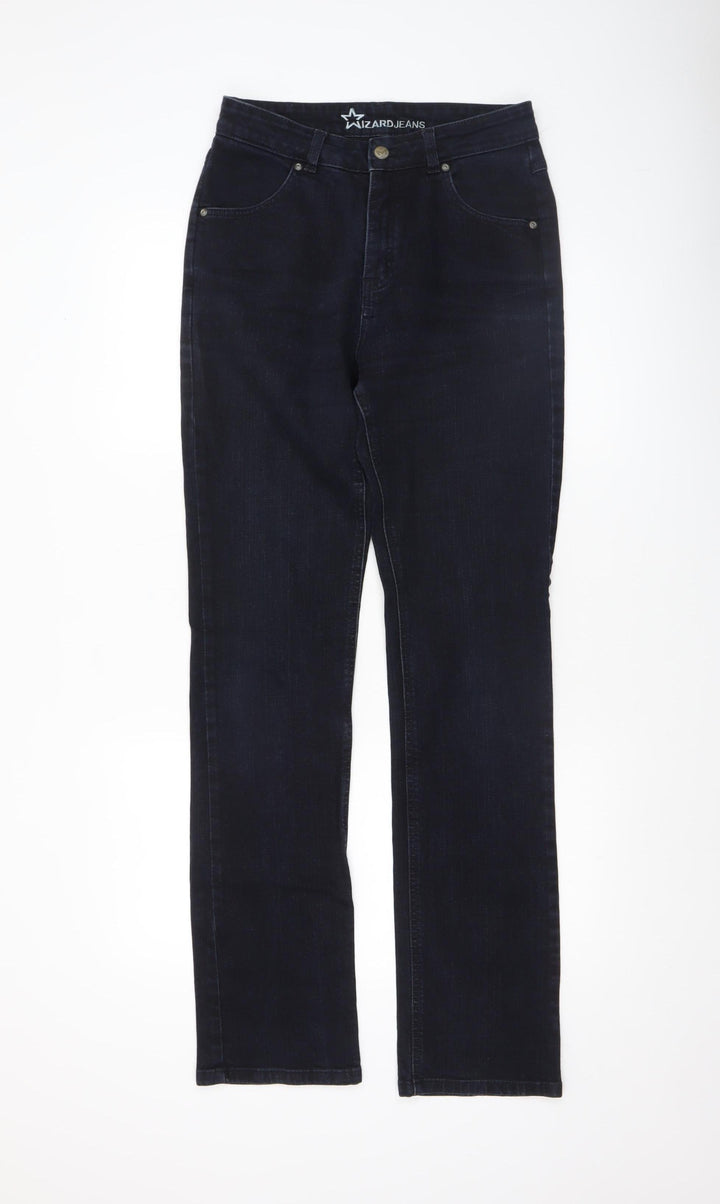 Wizard Jeans Women's Blue Straight Leg Slim Fit Denim Jeans Size 10