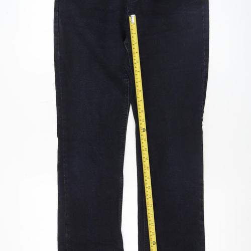 Wizard Jeans Women's Blue Straight Leg Slim Fit Denim Jeans Size 10