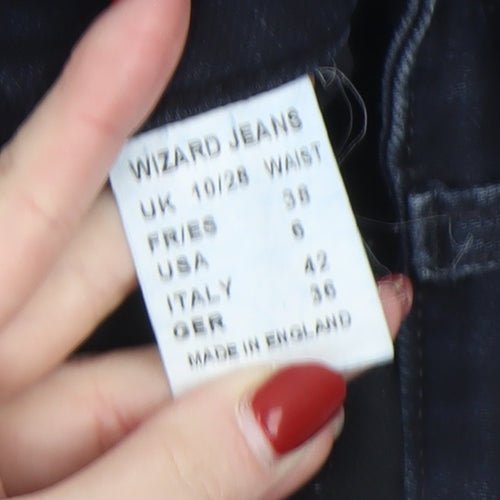Wizard Jeans Women's Blue Straight Leg Slim Fit Denim Jeans Size 10