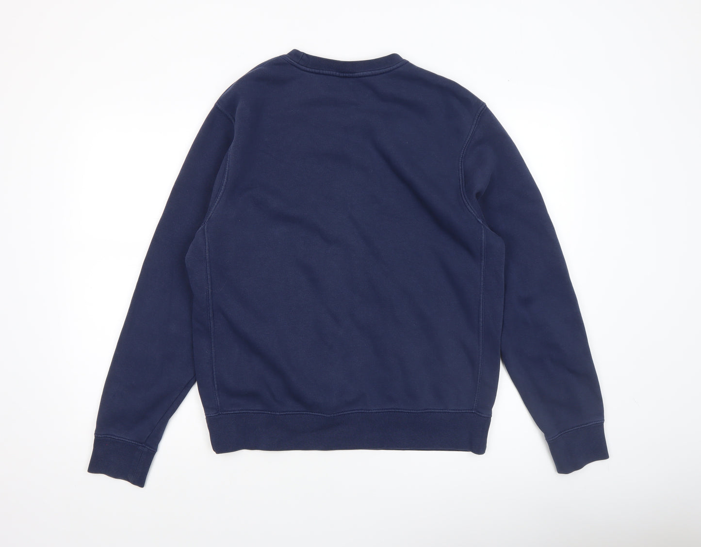 Nike Men's Blue Graphic Logo Pullover Sweatshirt Size S
