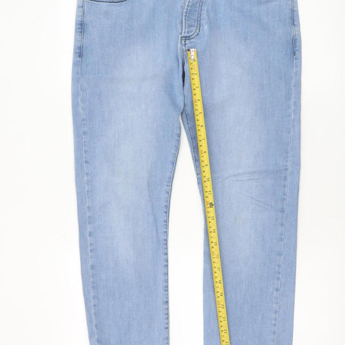 Topman Men's Blue Light Wash Slim Skinny Jeans Size S 32in