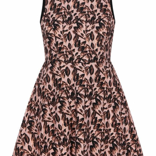 Definitions Women’s Pink Floral Fit & Flare Sleeveless Dress UK 18