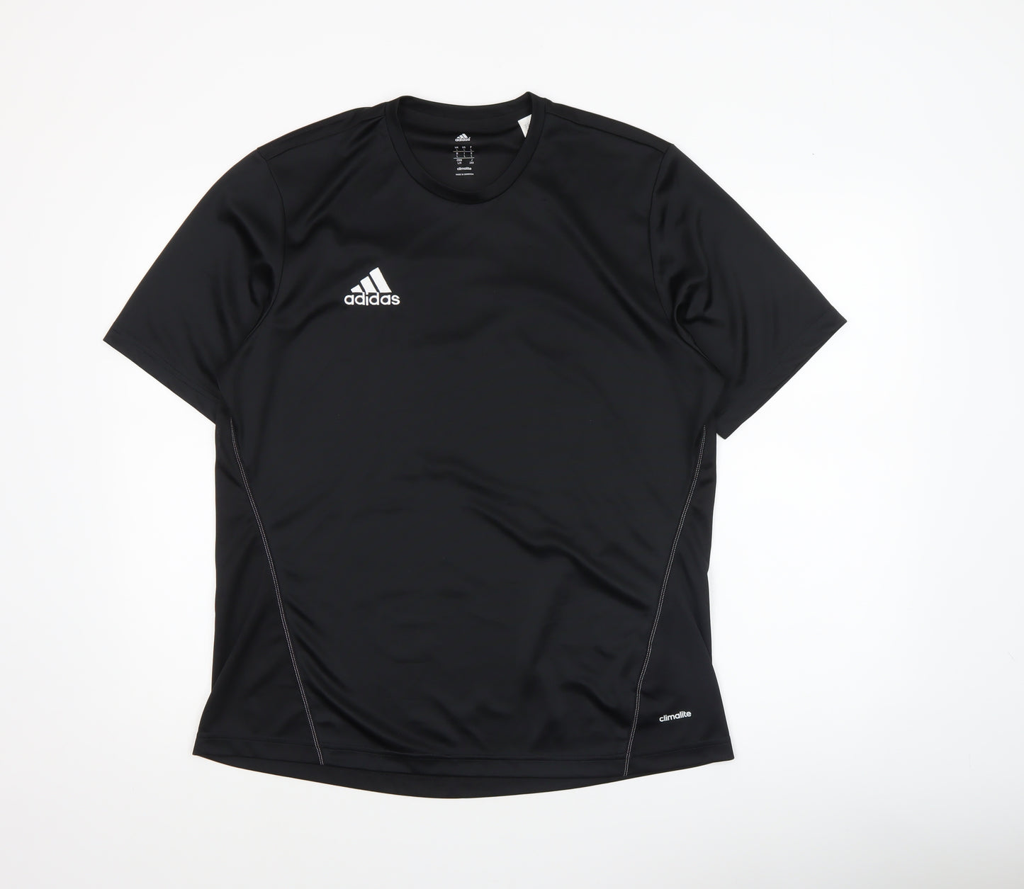 Adidas Men’s Black Climalite Short Sleeve Sports T-Shirt L
