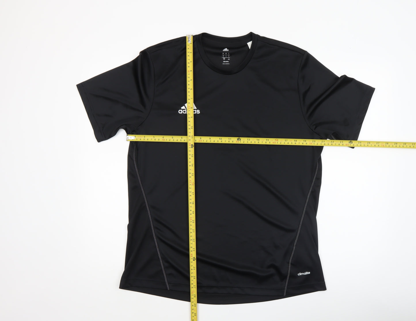 Adidas Men’s Black Climalite Short Sleeve Sports T-Shirt L