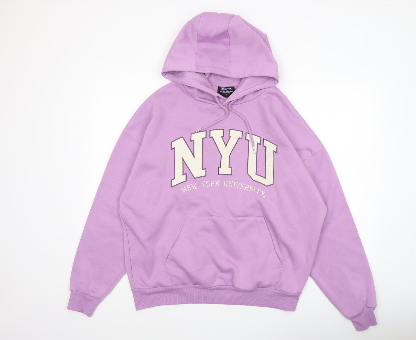 NYU New York University Women's Purple Pullover Hoodie Size S