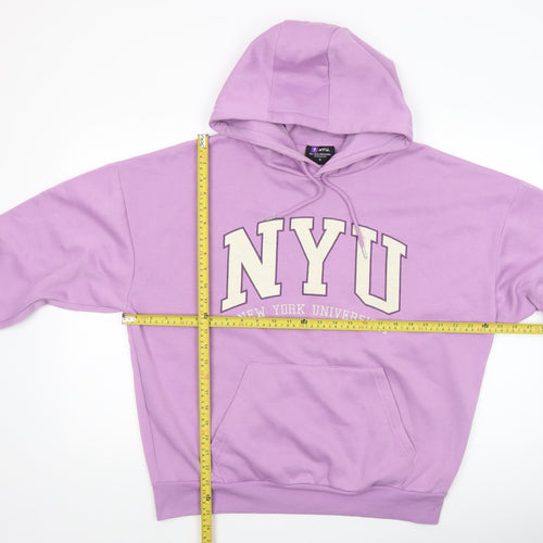 NYU New York University Women's Purple Pullover Hoodie Size S