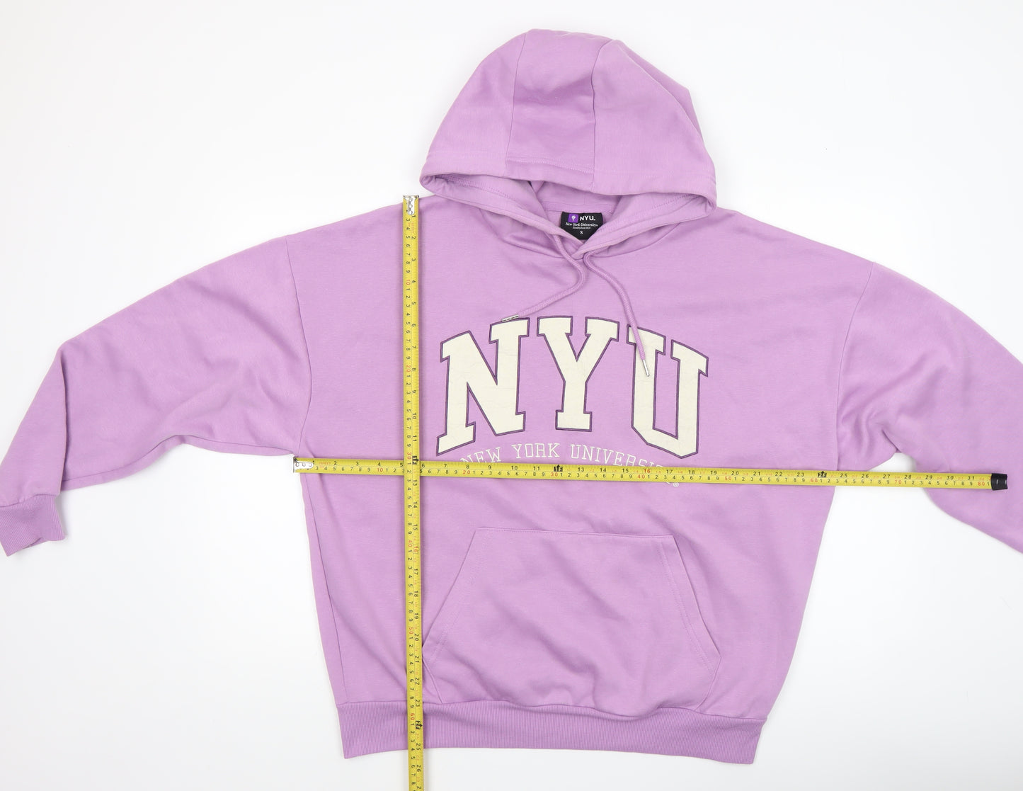 NYU New York University Women's Purple Pullover Hoodie Size S