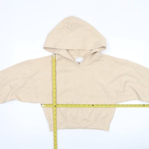 ASOS Women’s Beige Hooded Knit Pullover Jumper Size 12