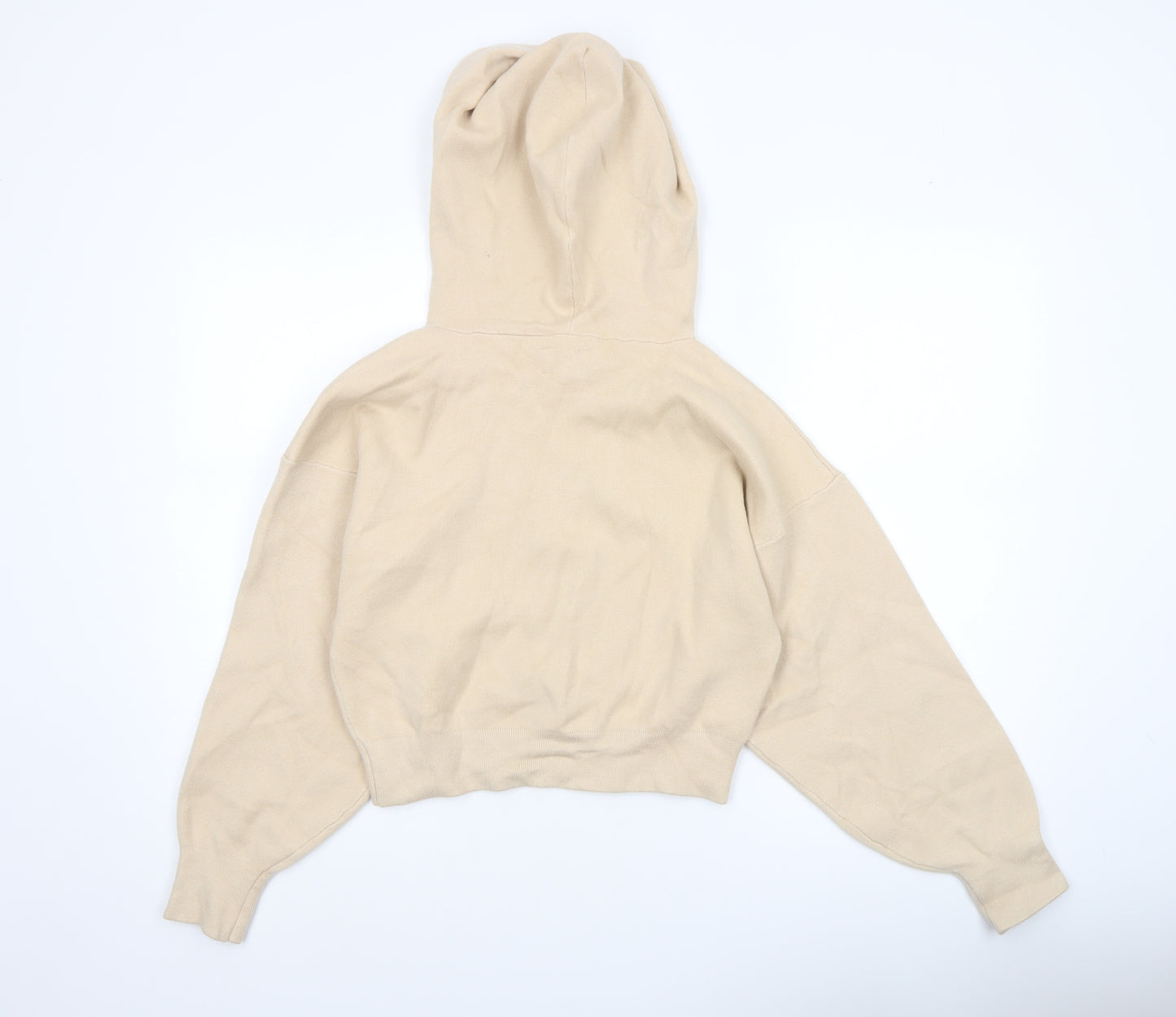 ASOS Women’s Beige Hooded Knit Pullover Jumper Size 12