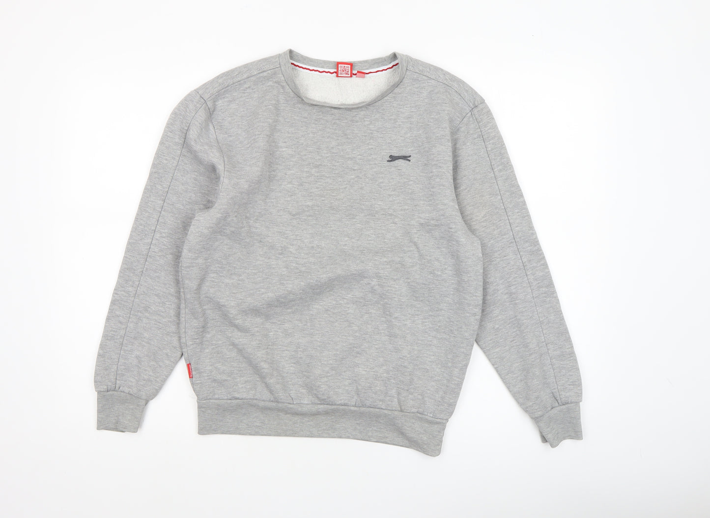 Slazenger Boys Grey Crew Neck Fleece Sweatshirt 13 Years Pullover