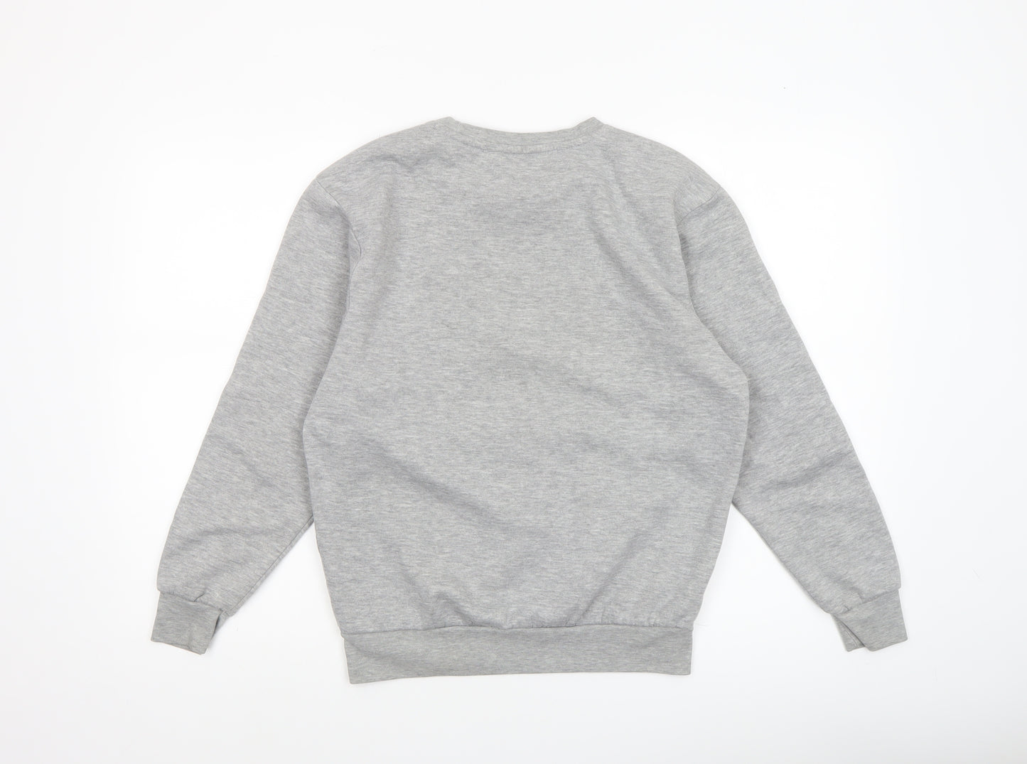 Slazenger Boys Grey Crew Neck Fleece Sweatshirt 13 Years Pullover