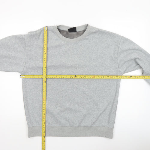 Independent Mens Grey Fleece Pullover Sweatshirt Size L