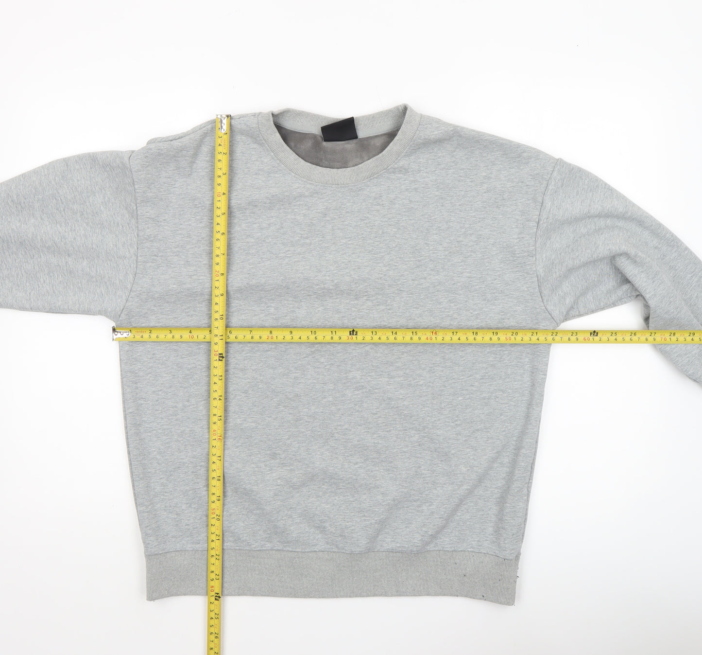 Independent Mens Grey Fleece Pullover Sweatshirt Size L
