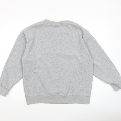 Independent Mens Grey Fleece Pullover Sweatshirt Size L