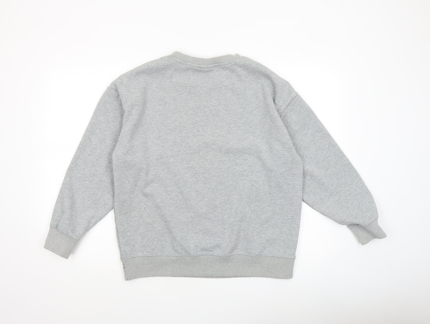 Independent Mens Grey Fleece Pullover Sweatshirt Size L