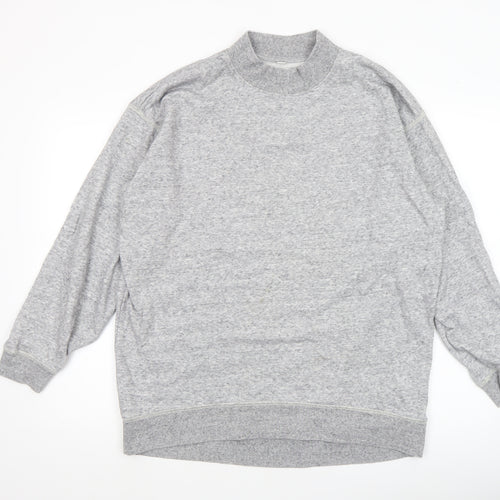 Uniqlo Men’s Grey Cotton Blend Pullover Sweatshirt M