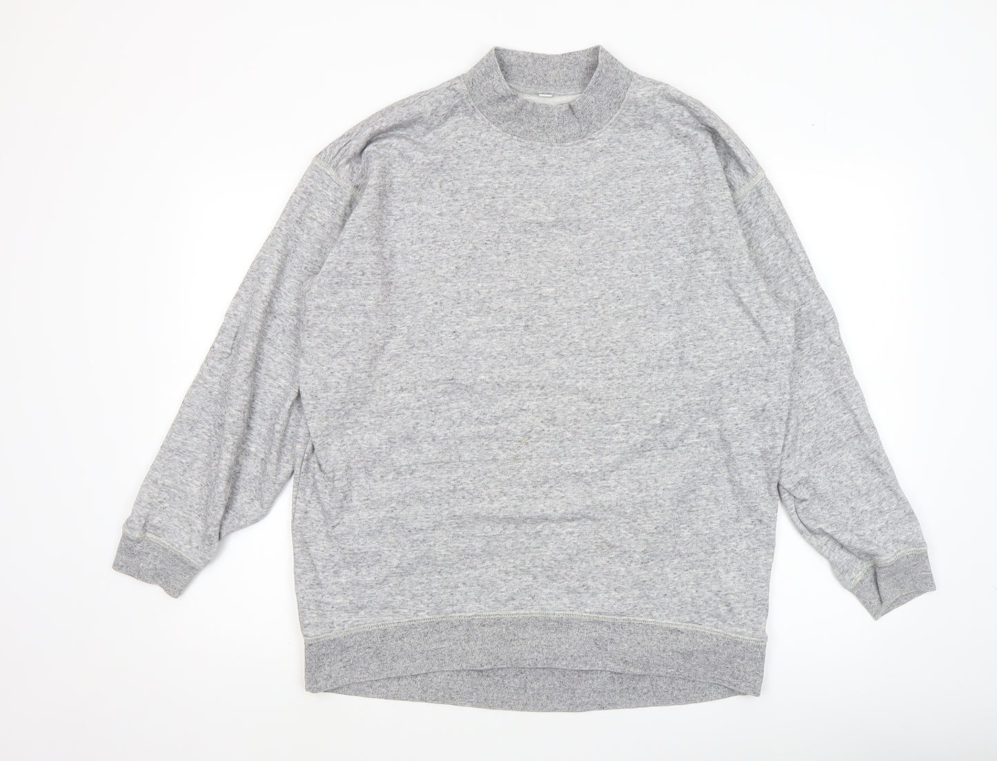 Uniqlo Men’s Grey Cotton Blend Pullover Sweatshirt M