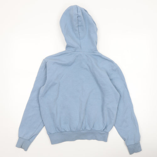 H&M Divided Women’s Blue Pullover Hoodie XS Cotton Blend