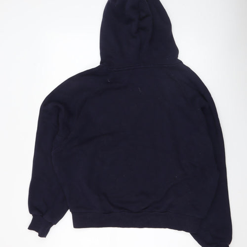 Next Women’s Navy Blue Pullover Hoodie M Cotton Blend Casual Wear