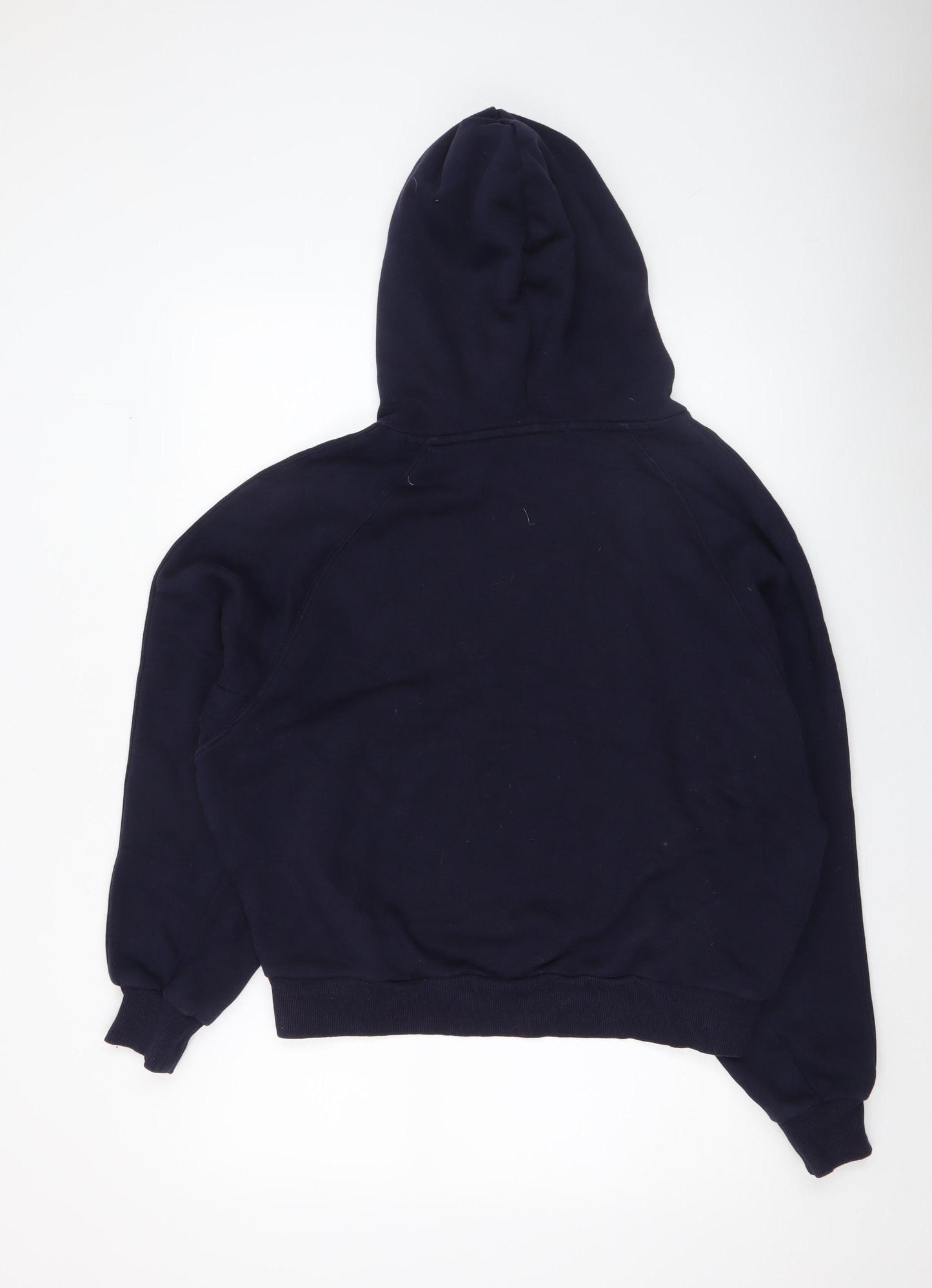 Next Women’s Navy Blue Pullover Hoodie M Cotton Blend Casual Wear