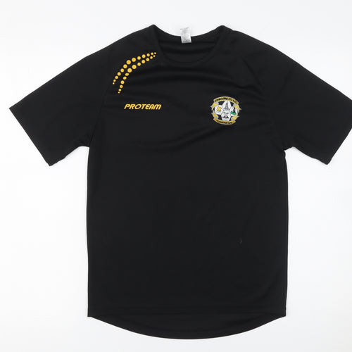 SOL'S Sporty Men's Black XS Short Sleeve Crew Neck Athletic T-Shirt