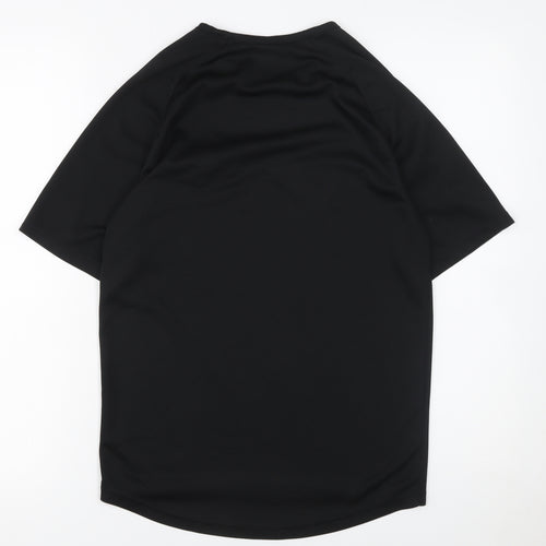SOL'S Sporty Men's Black XS Short Sleeve Crew Neck Athletic T-Shirt