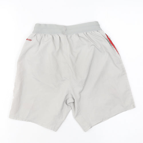 New Balance Boys Grey LFC Athletic Shorts Size 146 Lightweight Quick Dry