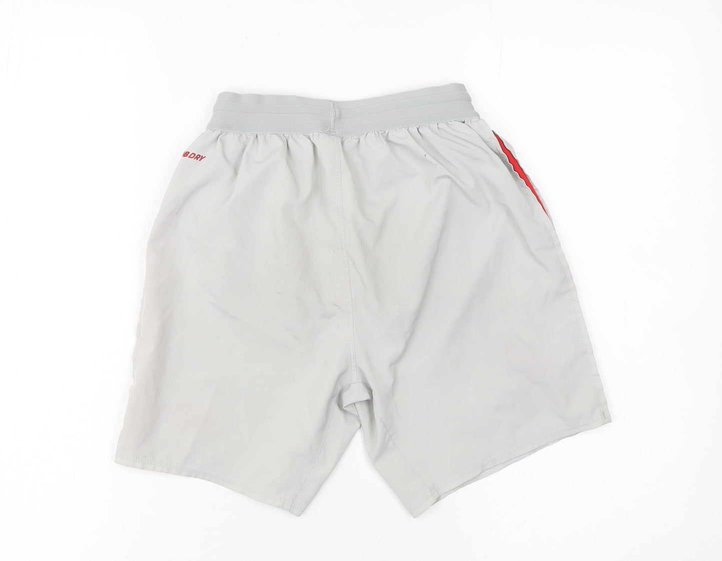 New Balance Boys Grey LFC Athletic Shorts Size 146 Lightweight Quick Dry