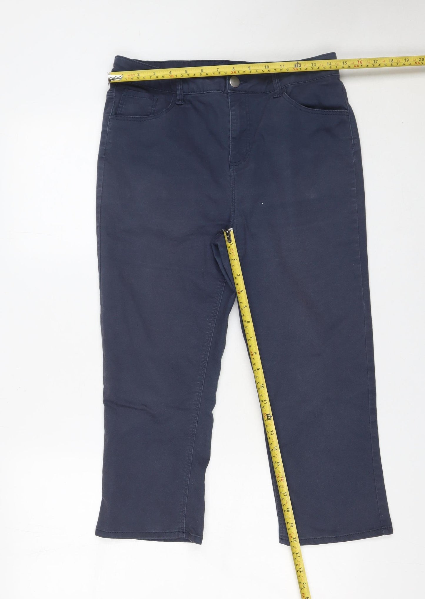 Dunnes Stores Women Blue Straight Leg Stretch Jeans Size 12