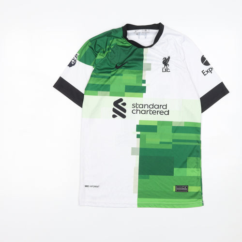 Nike Boys Green Liverpool FC 16 Years Football Jersey Shirt