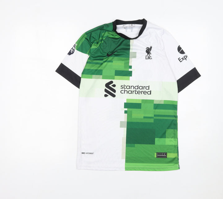 Nike Boys Green Liverpool FC 16 Years Football Jersey Shirt